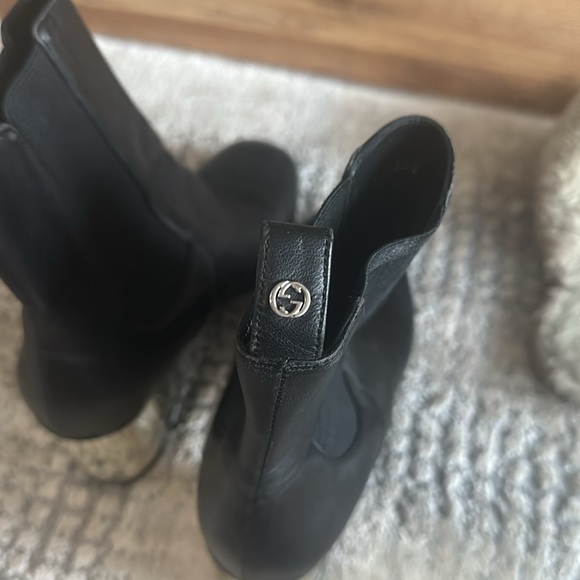 Gucci Silver Heel Bootie - Picture 6 of 7